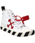 Фото #1 товара Off-White™ Mid Top Vulcanized Canvas Sneaker Men's White 44