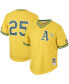 Men's Mark McGwire Gold Oakland Athletics Cooperstown Collection Mesh Batting Practice Jersey