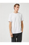 Фото #4 товара 3sam10014hk Beyaz 000 Erkek Jersey Pamuk T-shirt