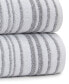 Фото #7 товара Urbane Stripe Cotton Bath Towel, 30" x 56"