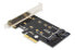 DIGITUS M.2 NGFF / NVMe SSD PCI Express 3.0 (x4) Add-On Card