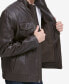 Фото #2 товара Men's Leather Trucker Jacket