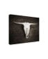 Фото #2 товара Brooke T. Ryan Sepia Cattle Skull Canvas Art - 27" x 33.5"