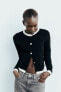 Фото #4 товара Кардиган женский ZARA Buttoned knit содержаный