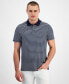 Фото #1 товара Men's Modern-Fit Stripe Polo