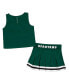 Фото #2 товара Спортивный костюм Colosseum девочек Michigan State Spartans зеленого цвета