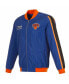 ფოტო #3 პროდუქტის Men's Royal New York Knicks 2023/24 City Edition Full-Zip Bomber Jacket