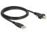 Фото #1 товара Delock 83594 - 1 m - USB A - USB B - USB 2.0 - Male/Male - Black