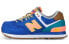 Кроссовки женские New Balance 574 в сине-коричневом (WL574EXA) 35 - фото #1