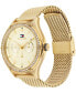 Women's Multifunction Carnation Gold-Tone Stainless Steel Watch 40mm