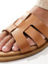 Фото #5 товара schuh Tierney flat sandals in tan leather