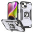 Фото #1 товара Pancerne etui z uchwytem na palec do iPhone 15 Plus Ring Armor srebrny