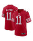 Фото #4 товара Men's Brandon Aiyuk Scarlet San Francisco 49ers Team Player Game Jersey