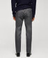 Фото #2 товара Men's Slim Fit Structured Cotton Pants