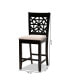 Фото #4 товара Devon Modern and Contemporary Fabric Upholstered 2 Piece Counter Height Pub Chair Set