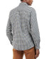 Фото #2 товара Men's Finkle Tailored-Fit Gingham Check Button-Down Twill Shirt