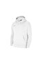 Cw6894-101 Flc Park20 Fz Hoodie Erkek Kapüşonlu Spor Sweatshirt Beyaz