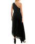 Nicole Miller One Shoulder Maxi Dress Women's 6