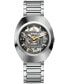 ფოტო #1 პროდუქტის Unisex Swiss Automatic DiaStar Skeleton Stainless Steel Bracelet Watch 38mm