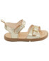 Baby Every Step® Gold Sandals 3.5
