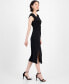 ფოტო #3 პროდუქტის Women's Ruched Midi Dress