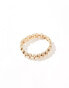 ASOS DESIGN bracelet with watch strap style detail in gold tone