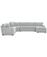 Фото #12 товара Radley 5-Piece Fabric Chaise Sectional Sofa, Created for Macy's