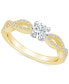 ფოტო #1 პროდუქტის Diamond Engagement Ring (5/8 ct. t.w.) in 14k Gold