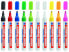 Фото #1 товара Маркеры EDDING 4095 - Черные, Синие, Зеленые, Оранжевые, Розовые, Красные, Белые, Желтые - 10 шт.