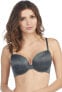 Фото #1 товара Le Mystere Women's 186952 T-Shirt Bra Metallic Graphite Underwear Size 36 D