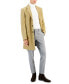 Men's Slim-Fit Migor Beige Overcoat