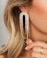 ფოტო #2 პროდუქტის Crystal Drape Fringe Women's Earrings