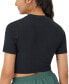 Фото #2 товара Women's Soft-Touch Short-Sleeve Tiny T-Shirt