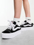 Фото #1 товара Vans Knu Stacked Platform trainers in black