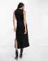 Фото #2 товара & Other Stories cut-out hardware midi dress in black