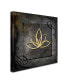Фото #2 товара lightbox Journal 'Grunge Gold Crown Lotus' Canvas Art - 18" x 18" x 2"