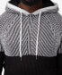 Фото #6 товара Men's Color Blocked Hooded Sweater