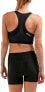 2XU 278299 Women's Perform Crop Tri Top (Black/Black, Large)