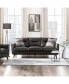 Фото #5 товара Ava 84" Mid-Century Modern Leather Sofa