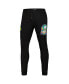 Men's Black Rick and Morty Fleece Jogger Pants