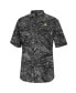 Men's Charcoal Army Black Knights Realtree Aspect Charter Full-Button Fishing Shirt
