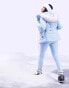 Фото #4 товара ASOS 4505 ski belted jacket with faux fur hood