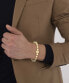 Gold-plated steel bead bracelet 2040409