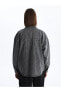 Фото #11 товара LCW Vision Düz Uzun Kollu Oversize Kadın Jean Gömlek Ceket