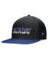 Branded Men's Black/Blue Tampa Bay Lightning Alternate Jersey Adjustable Snapback Hat