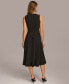 ფოტო #2 პროდუქტის Women's O-Ring Fit & Flare Dress