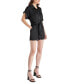 ფოტო #3 პროდუქტის Women's Tori Tie-Waist Satin Romper