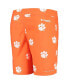 Big Boys and Girls Orange Clemson Tigers Backcast Printed Omni-Shade Shorts