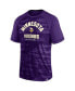ფოტო #4 პროდუქტის Men's Purple Minnesota Vikings Hail Mary Raglan T-shirt
