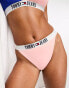 Фото #1 товара Tommy Jeans archive high rise bikini bottom in pink